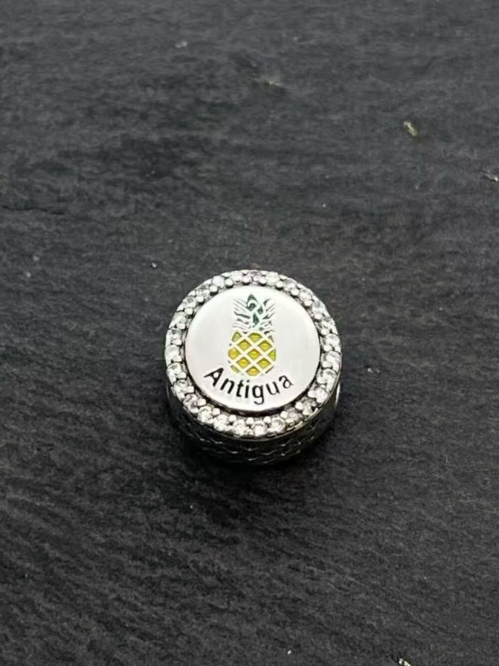 Pandora Antigua Pineapple Exclusive Bead Charm Sterling Silver Jewelry